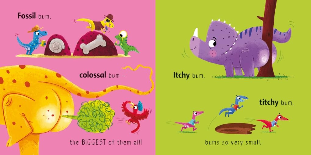 101 Dinosaur Bums Pages Hachette Sam Harper 9781444970685