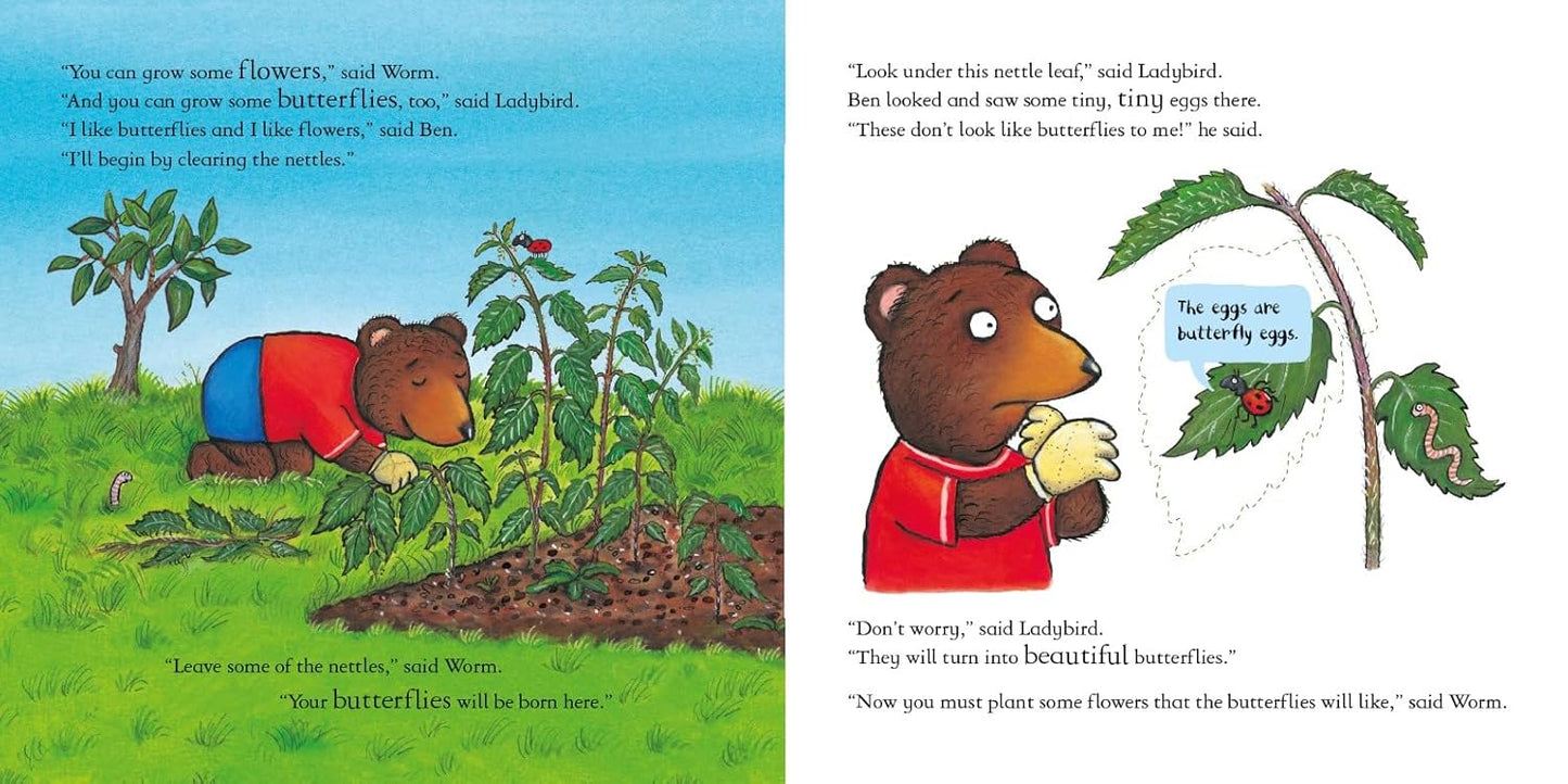 Ben Plants a Butterfly Garden Pages Nosy Crow Axel Scheffler 9781839941757
