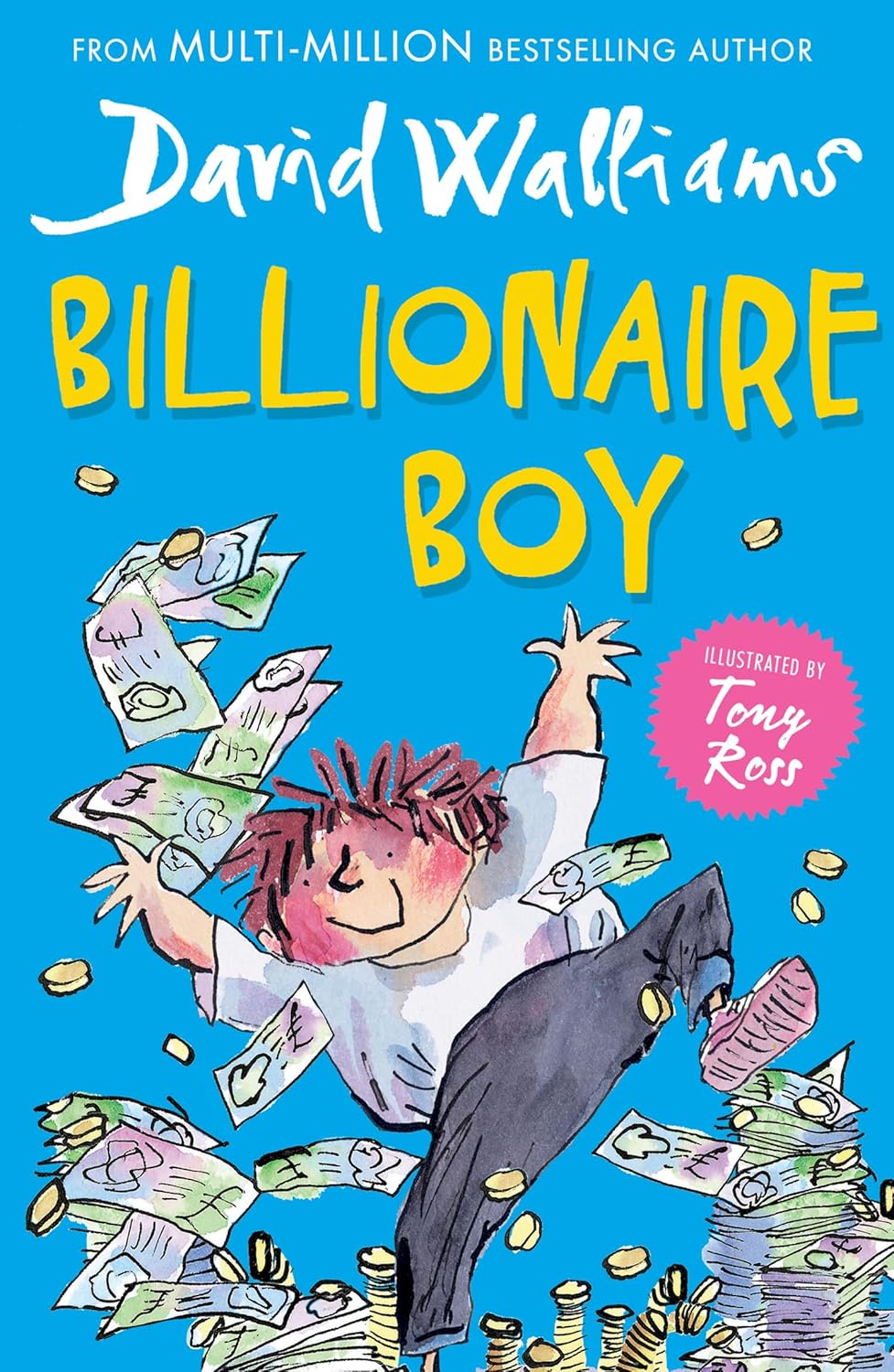 Billionaire Boy Cover HarperCollins David Walliams 9780007371082