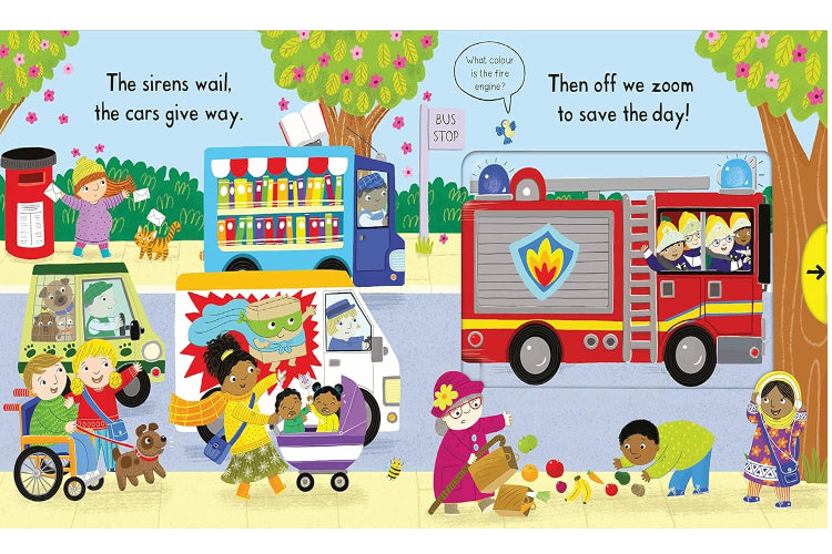 Busy Fire Station Illustrated Jo Byatt Publisher Campbell Inside Pages