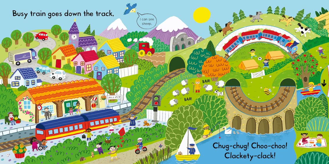 Busy Trains Illustrated Jo Byatt Publisher Campbell Inside Pages