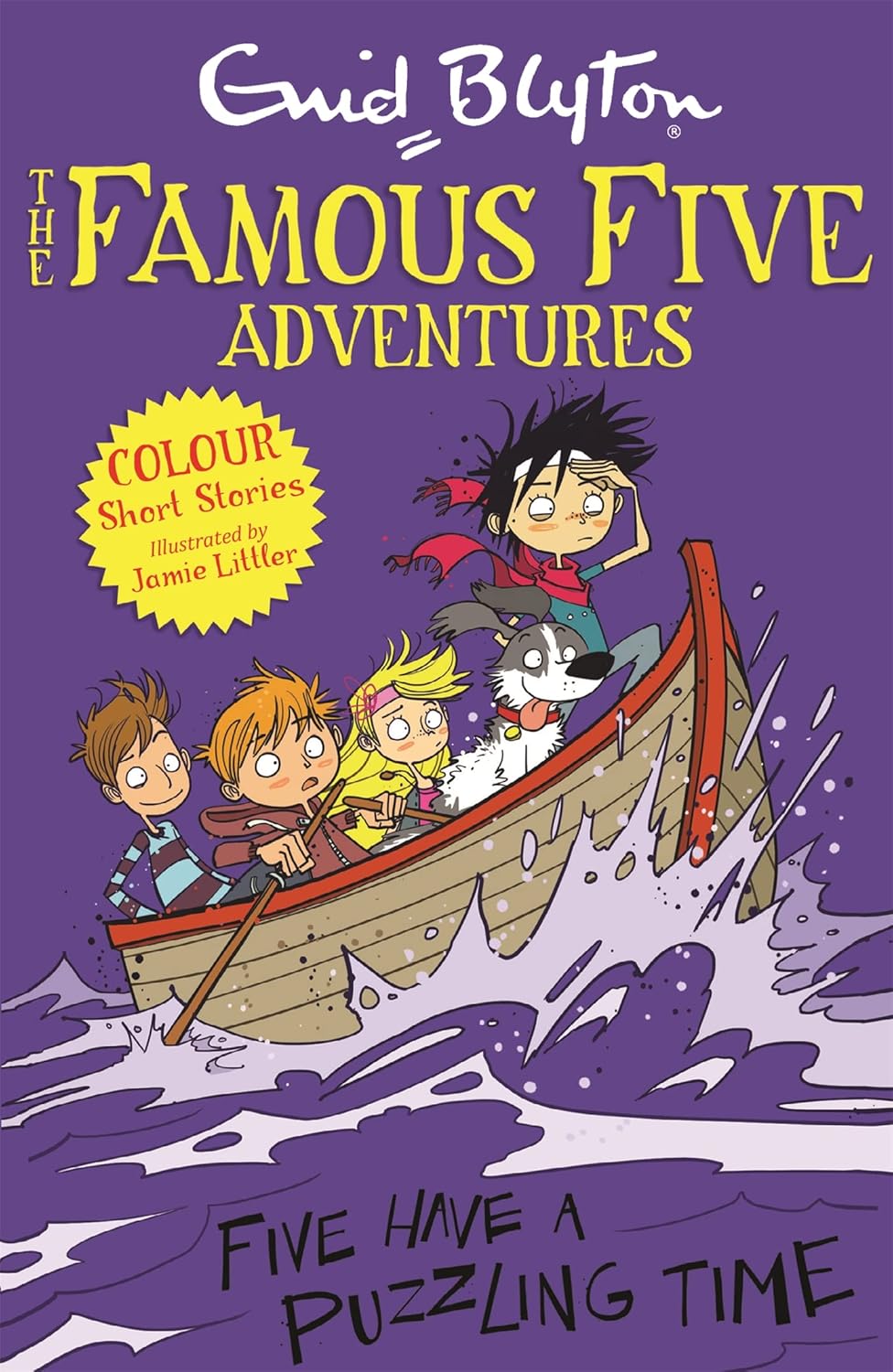 Five Have a Puzzling Time Cover Enid Blyton Hachette 9781444916317