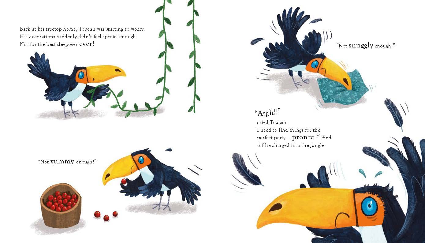 Goodnight Toucan Pages Joanne Partis Little Tiger Press 9781801040808