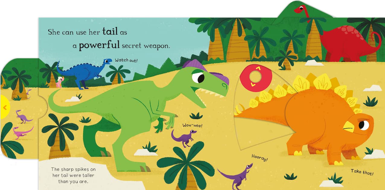Hello Dinosaur Stegosaurus Campbell Illustrated by David Partington Board Book Inside