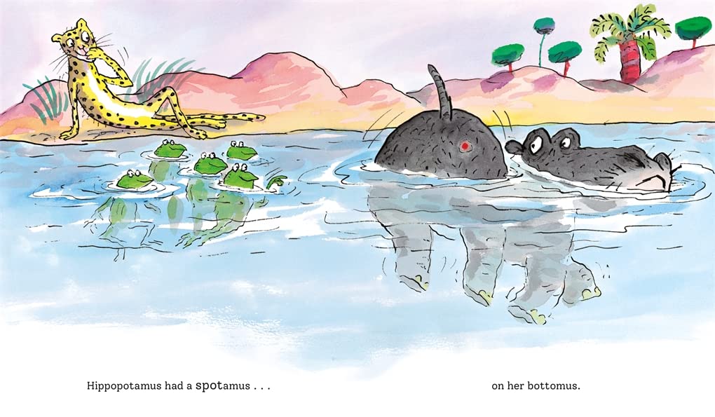Hippospotamus pages by Jeanne Willis Publisher Andersen Press 9781849394161