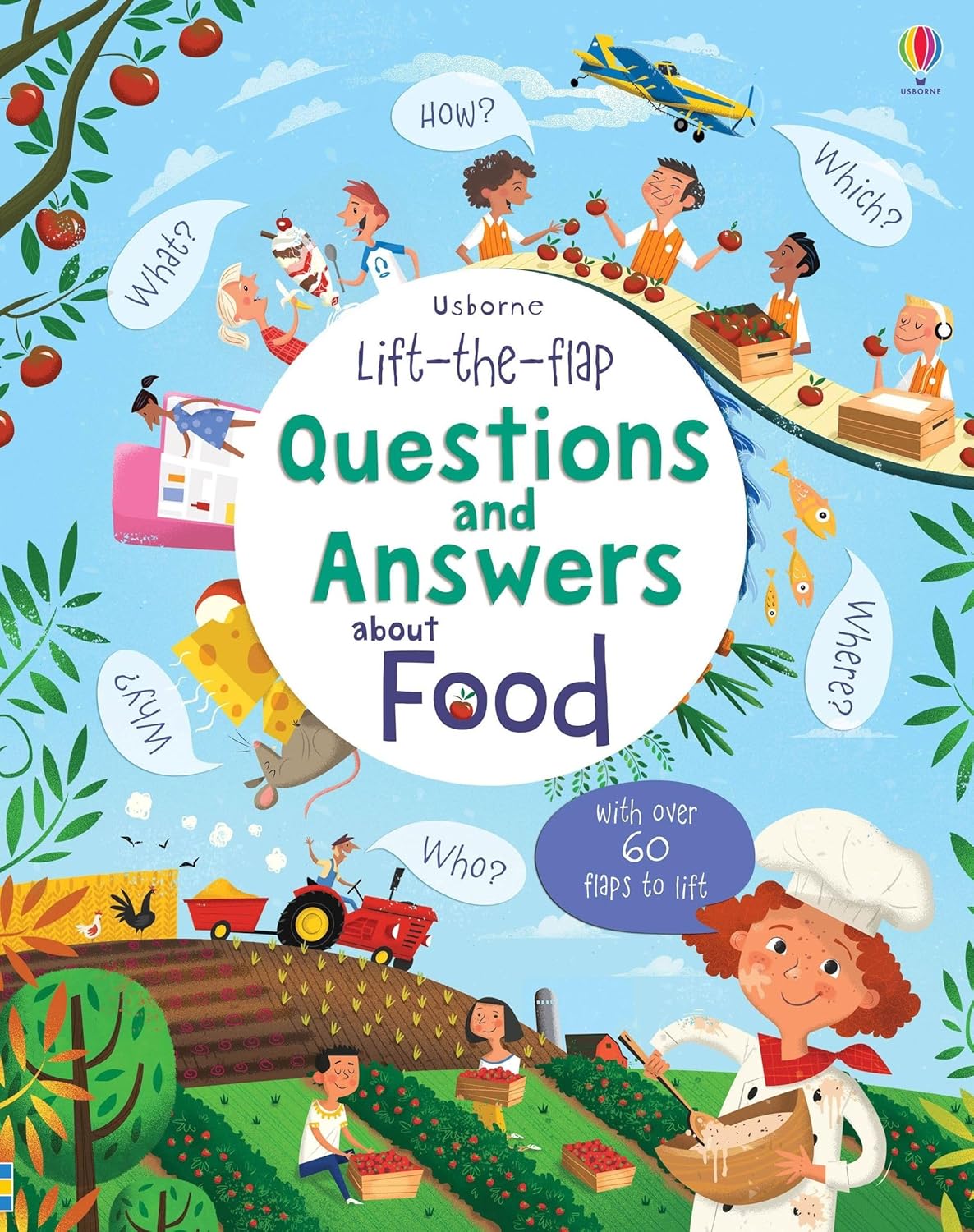 Lift-the-flap Questions and Answers about Food Cover Katie Daynes Usborne 9781409598978