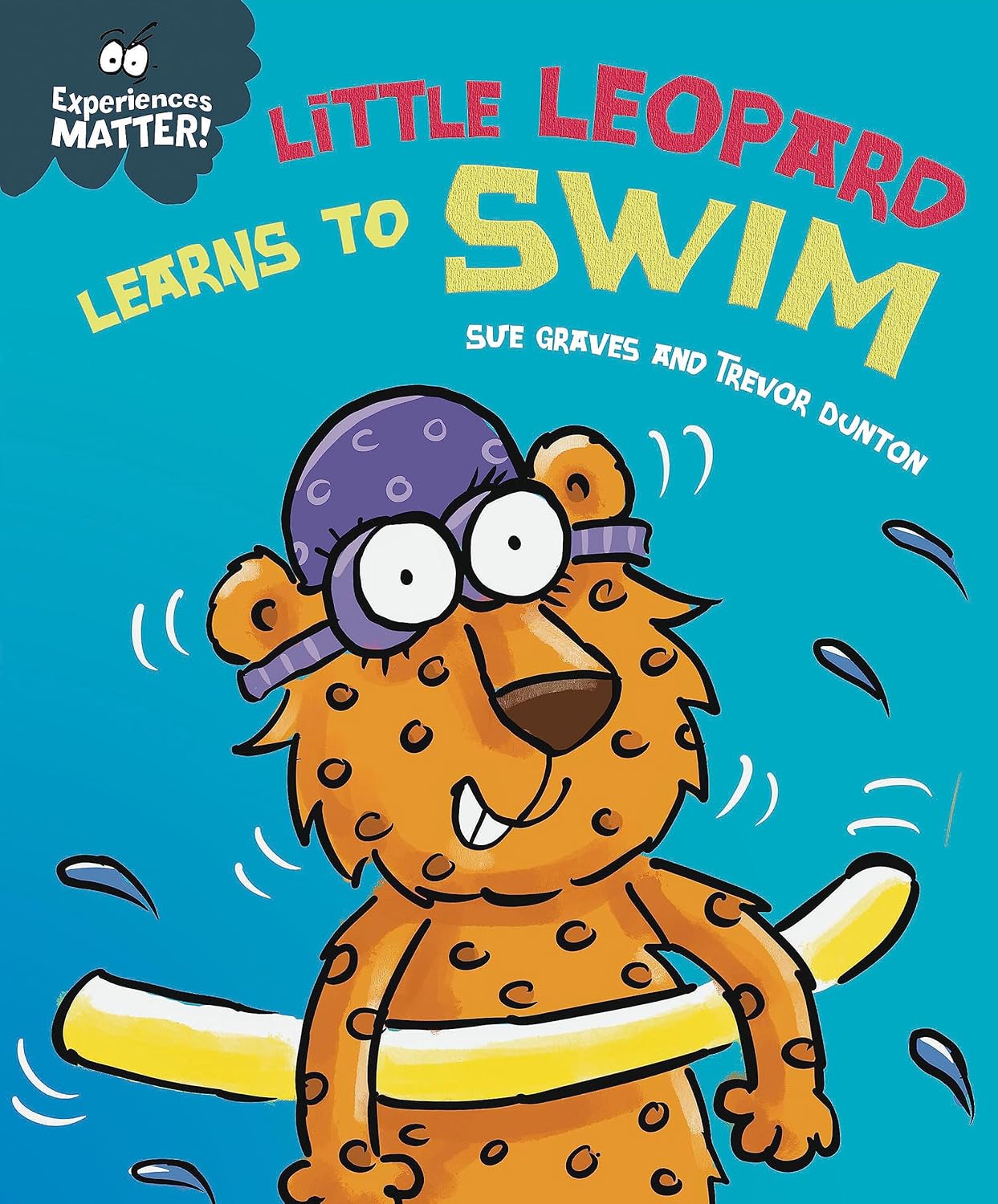 Little Leopard Learns to Swim Cover Sue Graves Hachette 9781445181905