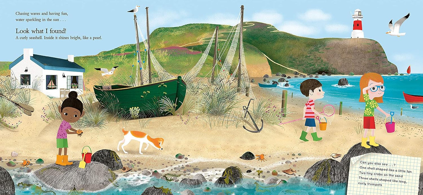 Look What I Found at the Seaside Pages Nosy Crow Moira Butterfield 9781839940835