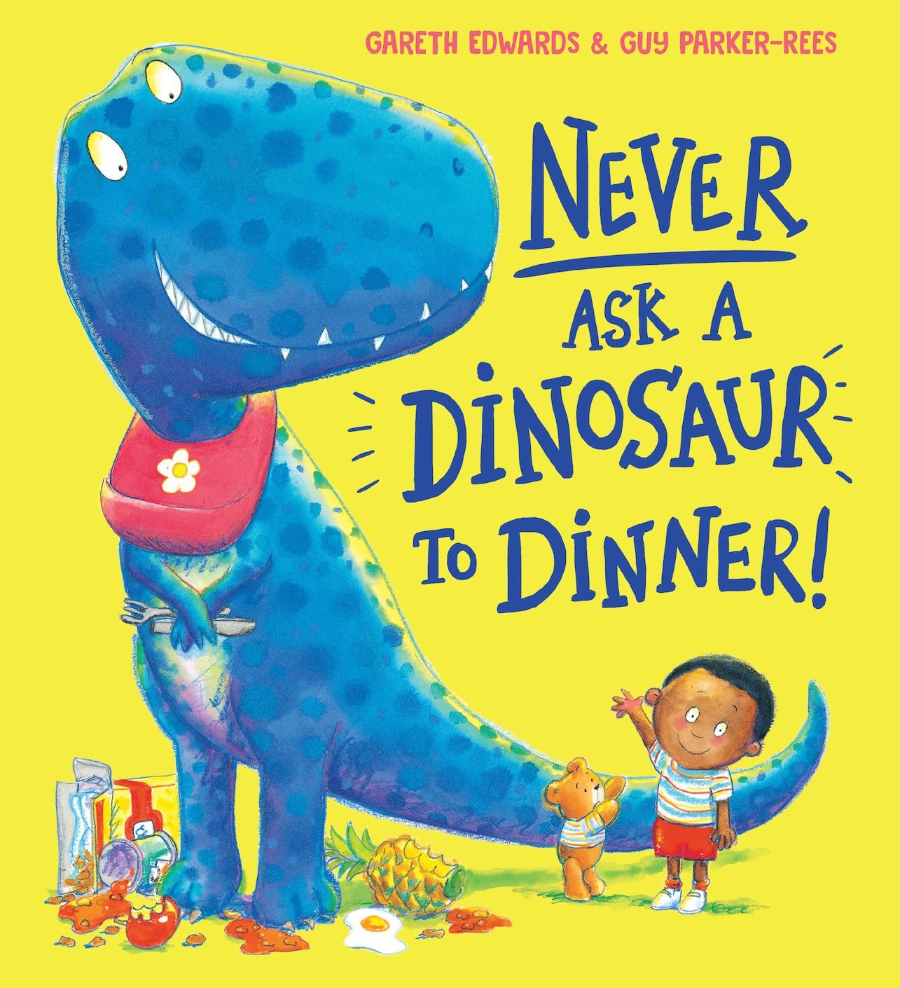 Never Ask a Dinosaur to Dinner Cover Scholastic Gareth Edwards 9780702307478