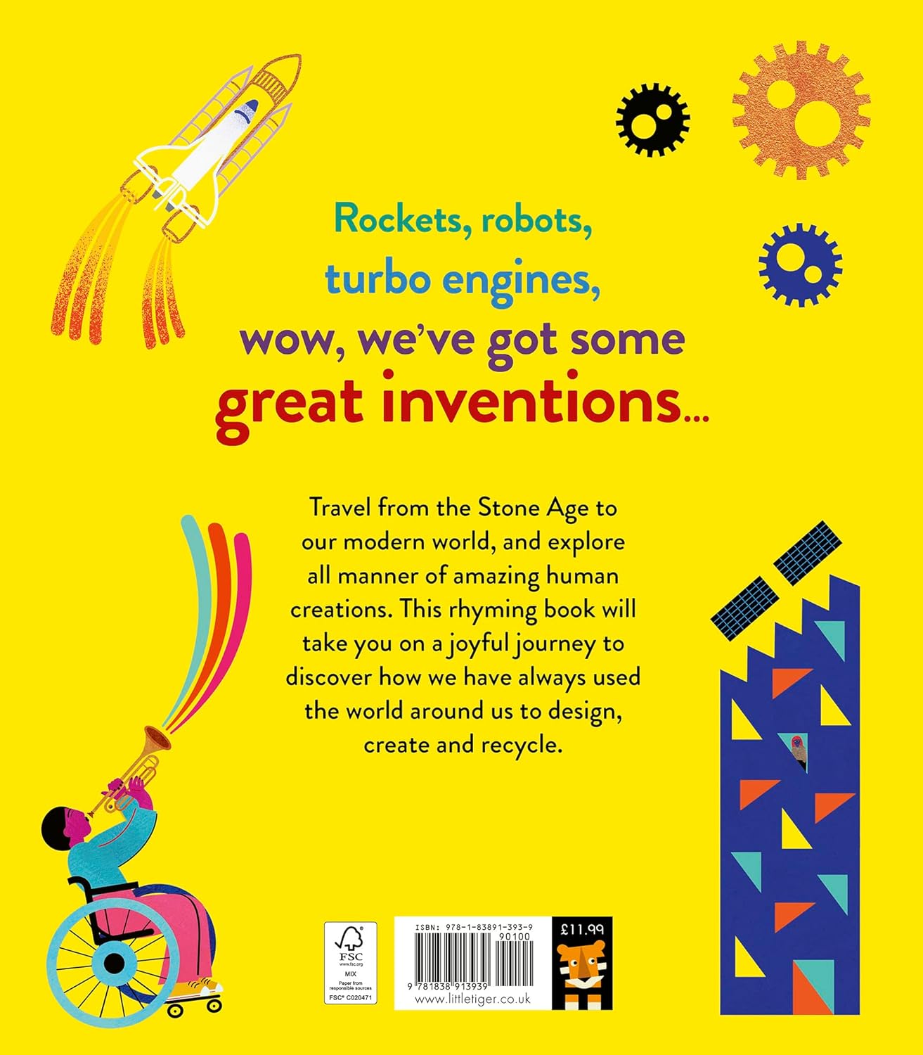 Once Upon a Big Idea Back Cover Little Tiger Press James Carter 9781838913939
