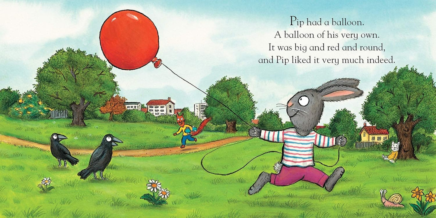 Pip and Posy The Big Balloon Axel Scheffler Pages Nosy Crow 9780857631442