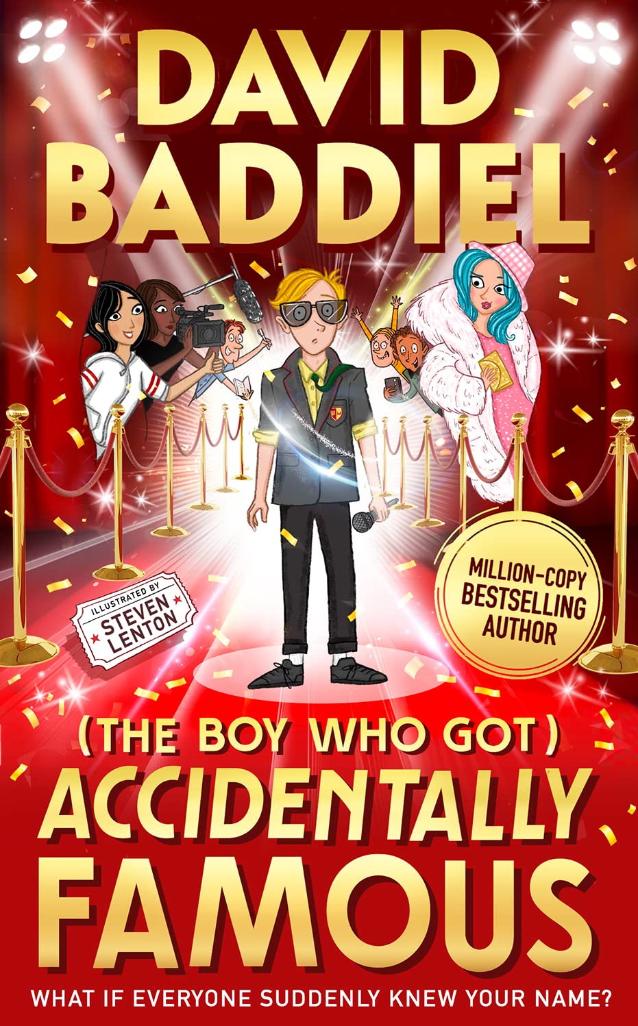 The Boy Who Got Accidentally Famous Cover David Baddiel HarperCollins 9780008512910