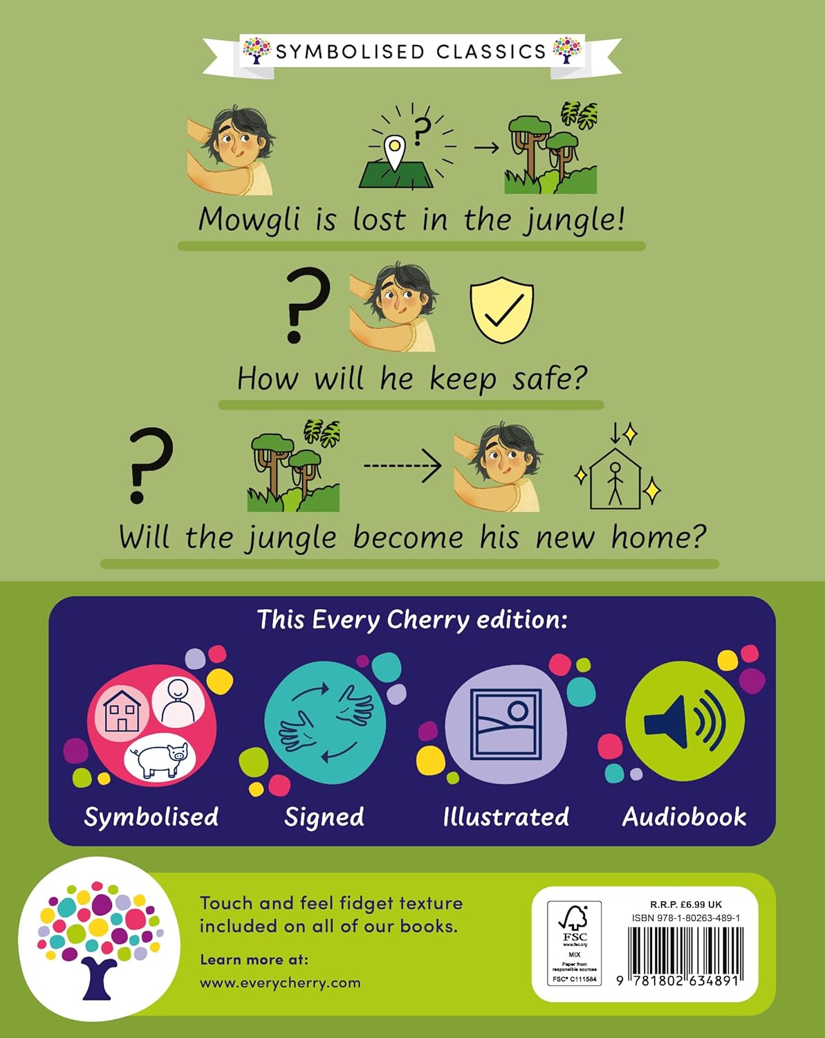 The Jungle Book Back Cover Gemma Barder Sweet Cherry Publishing 9781802634891