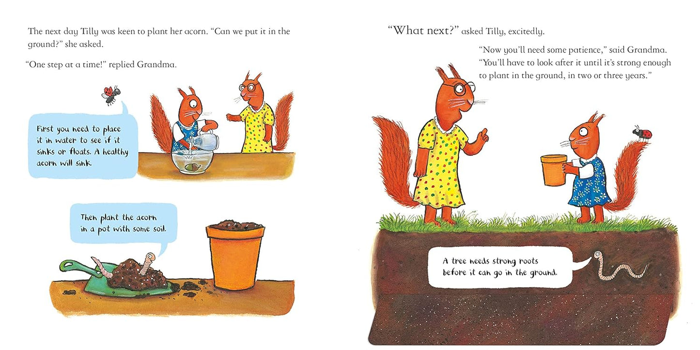 Tilly Plants a Tree Inside Nosy Crow Axel Scheffler 9781839942075