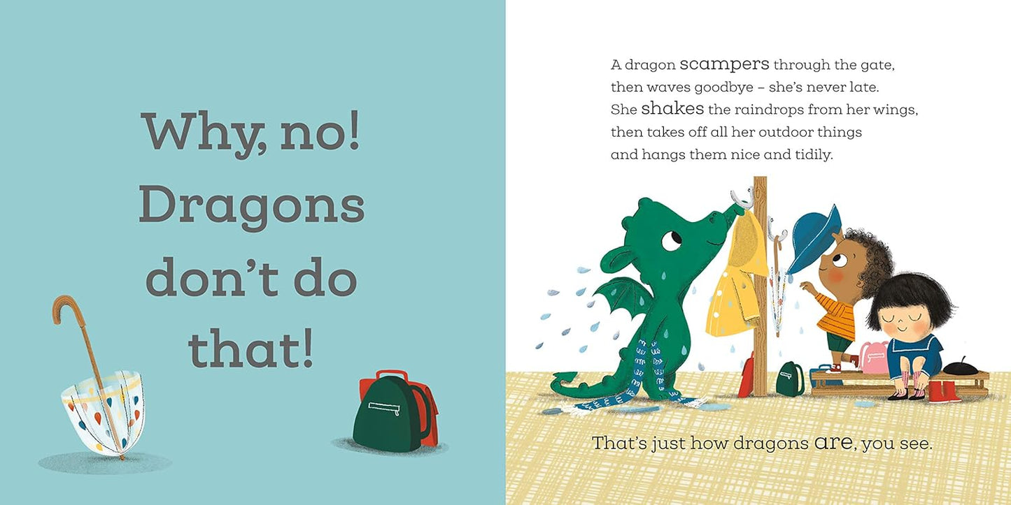 When a Dragon Goes to School Pages Caryl Hart Nosy Crow 9781839949609