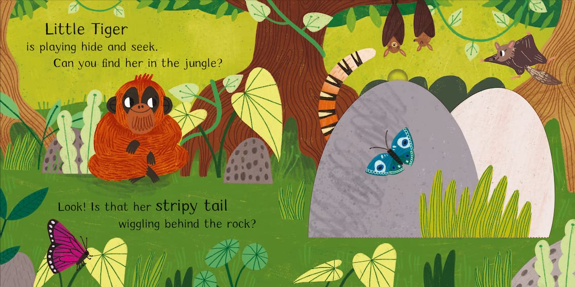 Where is Little Tiger? Published by Campbell, illustrated by Hannah Abbo. ISBN 9781529098426
