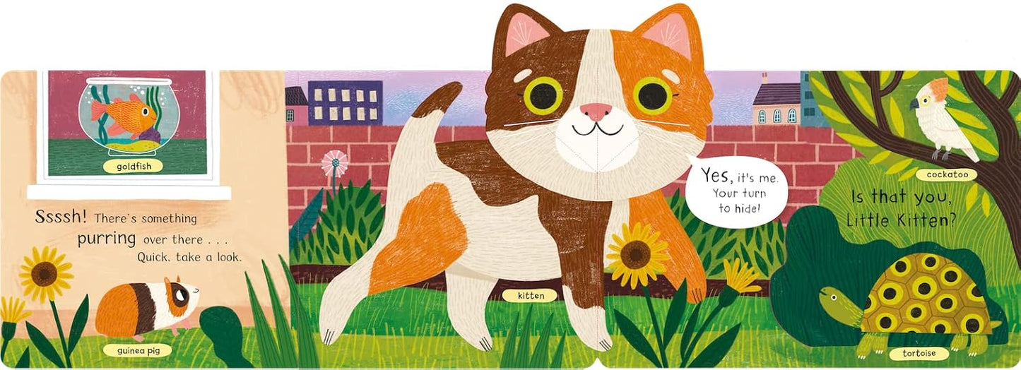 Where is little Kitten? Illustrated by Hannah Abbo published by Hannah Abbo Board Book 9781529098419