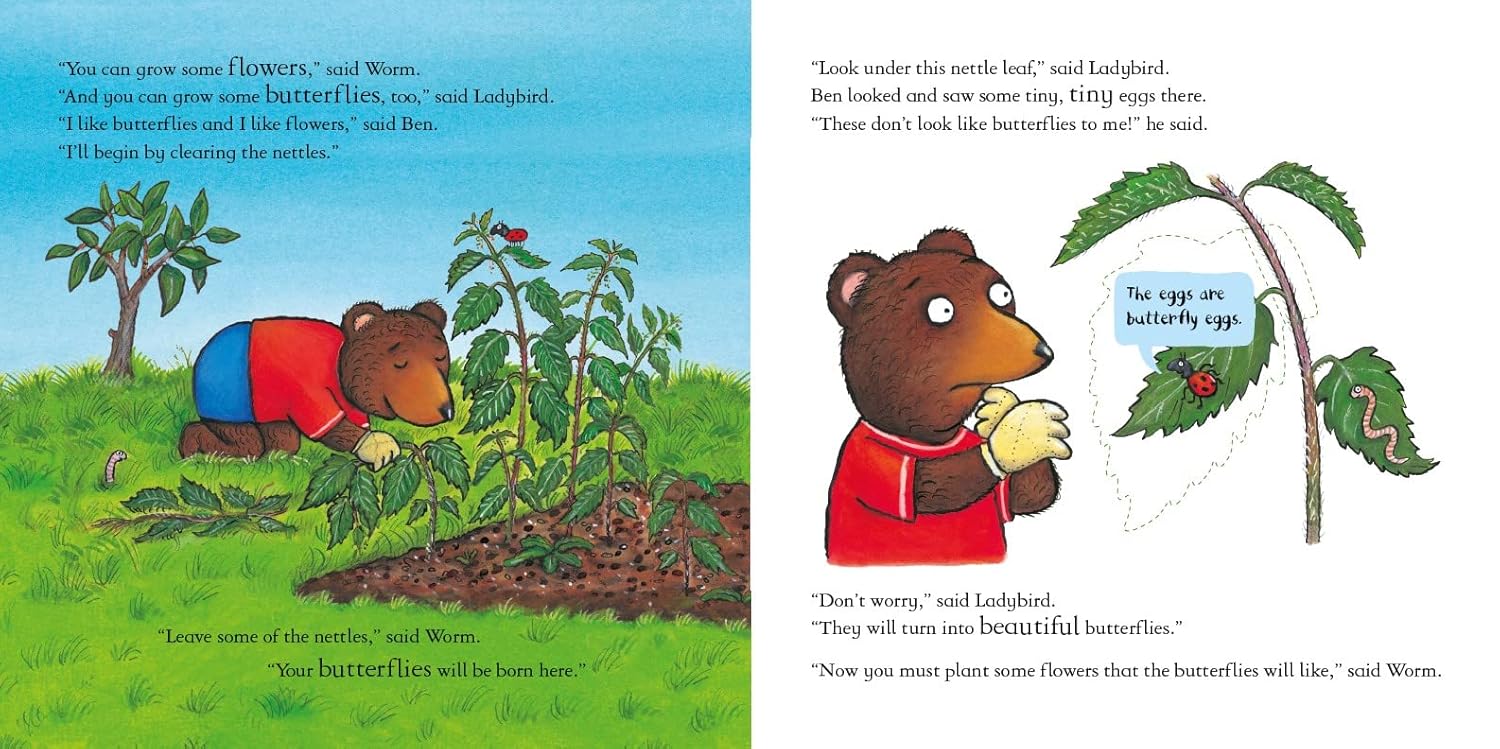 Ben Plants a Butterfly Garden Pages Nosy Crow Axel Scheffler 9781839941757
