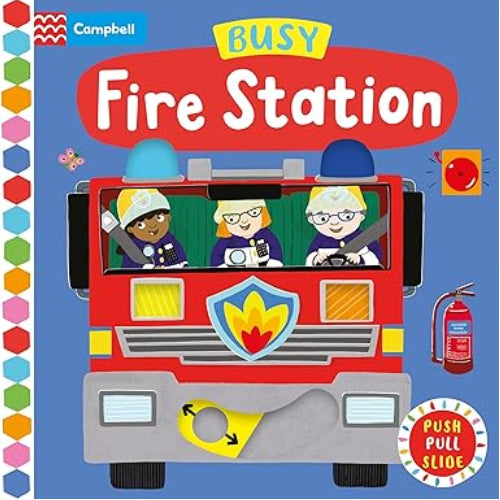 Busy Fire Station Illustrated Jo Byatt Publisher Campbell Board Book 9781529084634