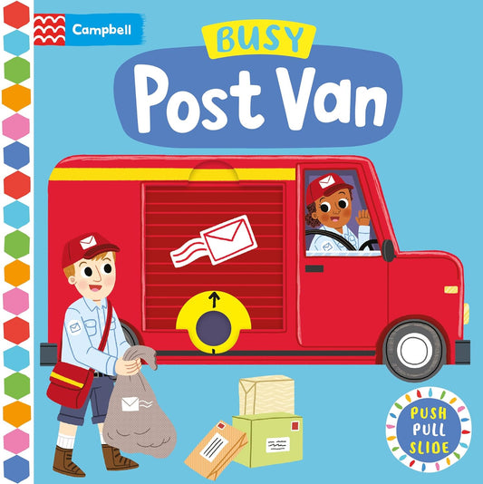 Busy Post Van Illustrated by Louise Forshaw Published  by Campbell 9781035008322