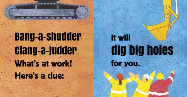 Dig, Dump, Roll, pages Sally Sutton publisher Walker Books, 9781406385038