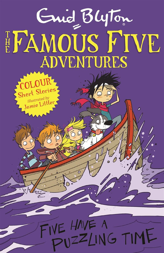Five Have a Puzzling Time Cover Enid Blyton Hachette 9781444916317