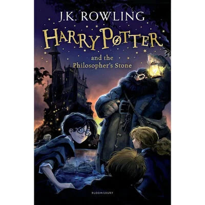 Harry Potter and the Philosopher's Stone Cover  Bloomsbury J.K. Rowling  9781408855652