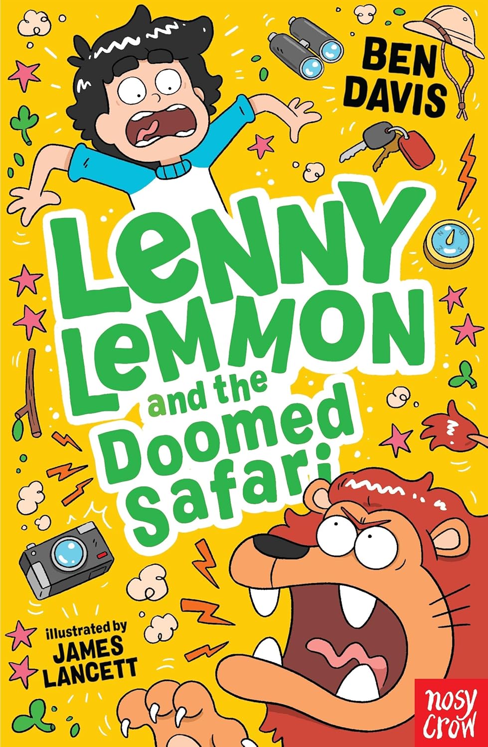 Lenny Lemmon and the Doomed Safari Front Cover Ben Davis Publisher Nosy Crow 9781805132899