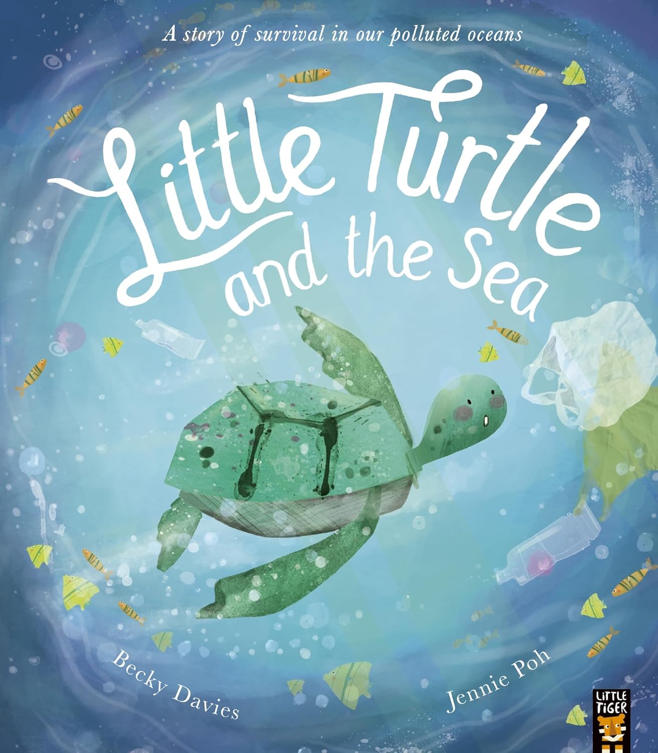 Little Turtle and the Sea Cover Becky Davies Little Tiger Press 9781788815819