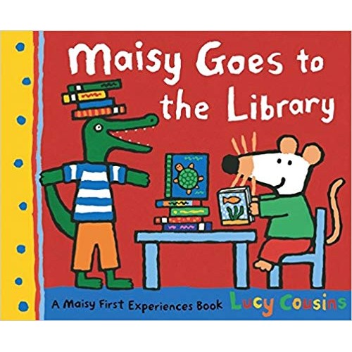 Maisy Goes to the Library Illustrated Lucy Cousins Published Walker Books 9781406306965