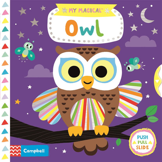 My Magical Owl Campbell Illustrated by Yujin Shin Board Book Cover