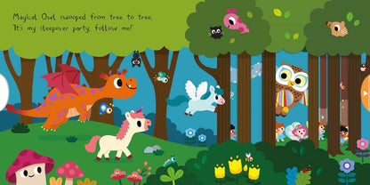 My Magical Owl Campbell Illustrated by Yujin Shin Board Book Inside