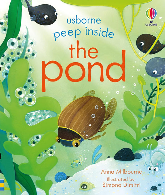 Peep Inside the Pond Cover Anna Millbourne Usborne 9781803703350
