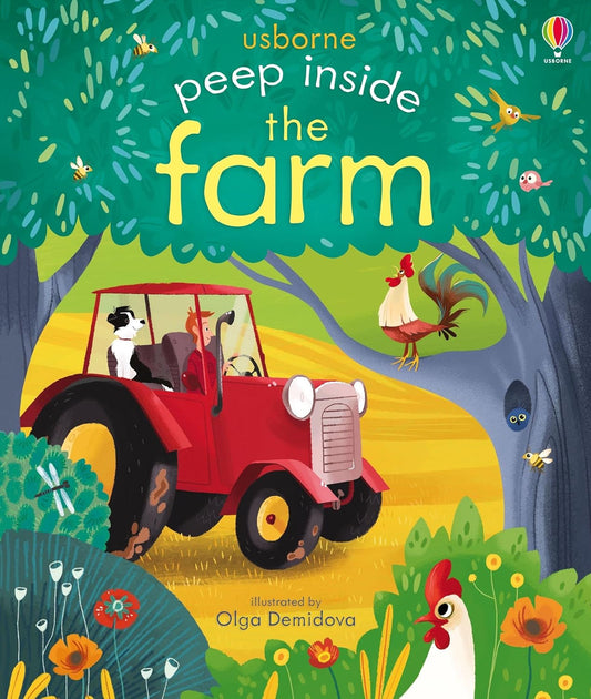 Peep inside the Farm Cover Anna Milbourne Usborne 9781409582045