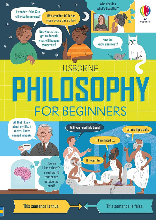 Philosophy for Beginners Cover Usborne Rachel Firth 9781474950886