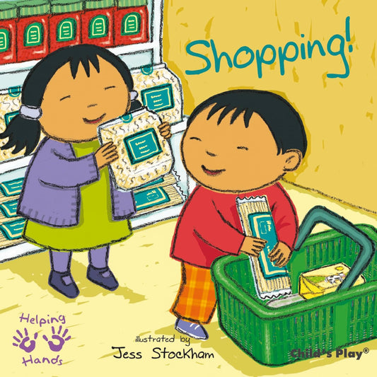 Helping Hands Shopping Illustrated Jess Stockham Published Child's Play 9781846434129