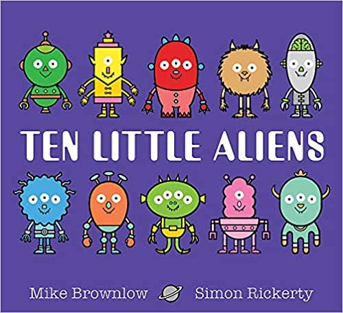 Ten Little Aliens Front Cover Paperback Mike Brownlow Hachette 9781408346327