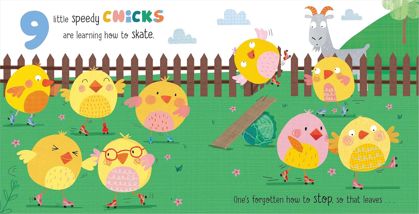Ten Little Chicks Pages Rosie Greening Paperback Make Believe Ideas 9781800589520