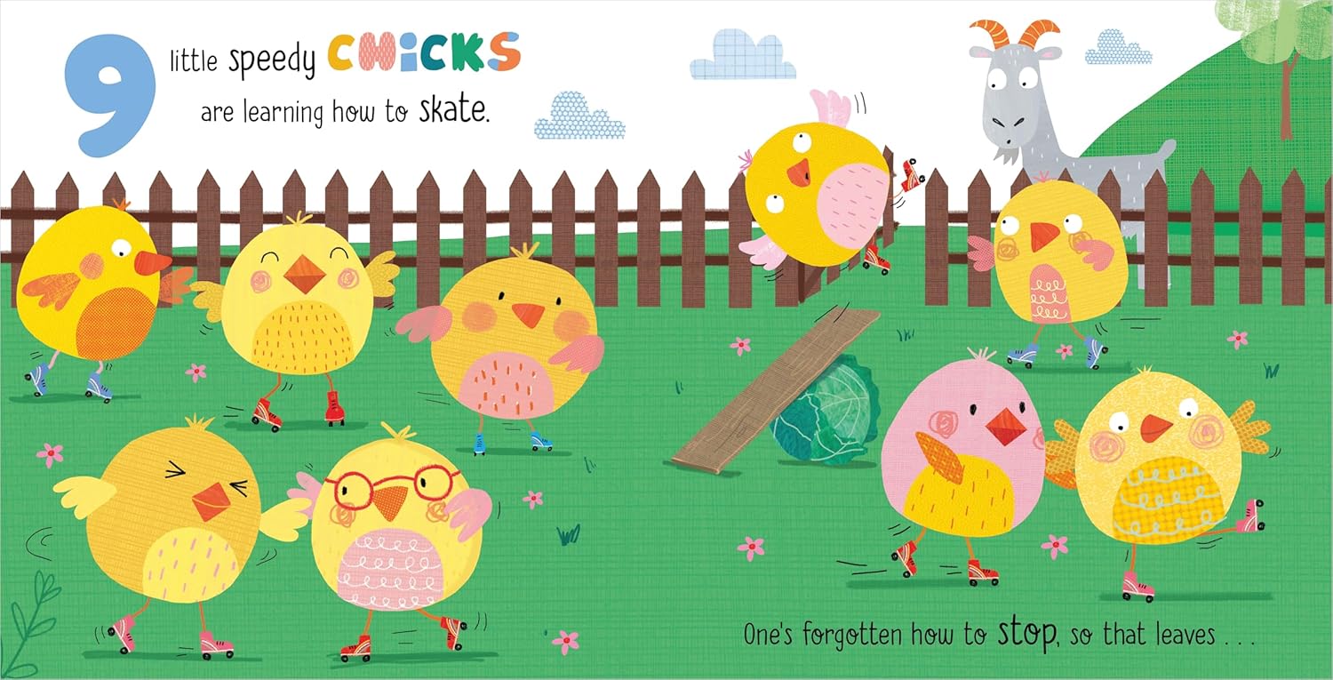 Ten Little Chicks Pages Rosie Greening Paperback Make Believe Ideas 9781800589520