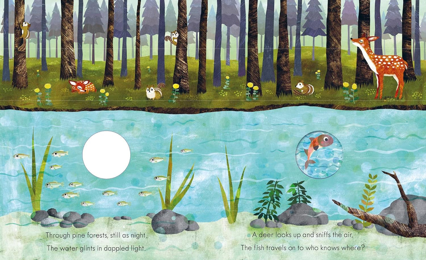The River: An Epic Journey to the Sea Pages Little Tiger Press Patricia Hegarty 9781848576667