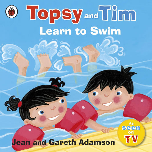 Topsy and Tim Learn to Swim Cover Jean Adamson Ladybird 9781409300601 