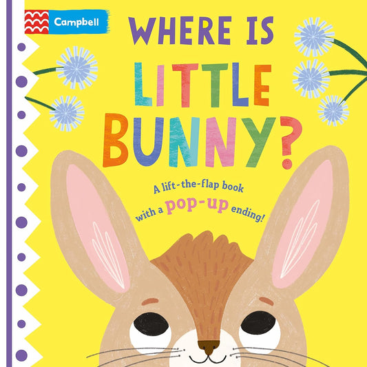 Where is Little Bunny? Illustrated by Hannah Abbo published by Campbell Board Book 9781529098433