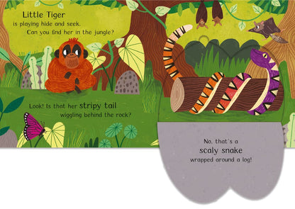 Where is Little Tiger? Published by Campbell, illustrated by Hannah Abbo. ISBN 9781529098426